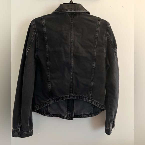FREE PEOPLE Women’s We The Free Jade Denim Jacket-Black-Size Small & Medium - Picture 10 of 10